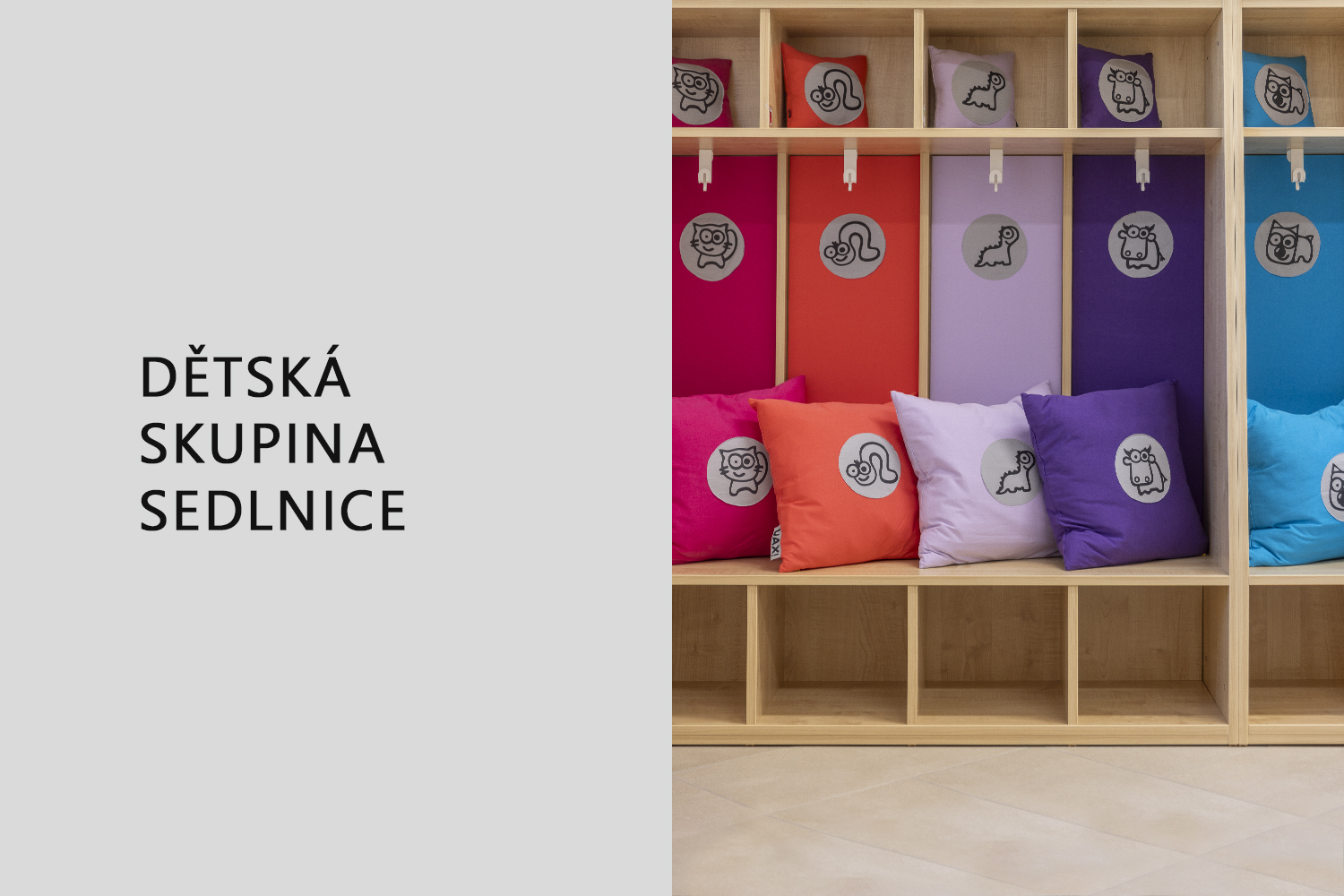 Dětská skupina Sedlnice - rekonstrukce objektu zámku, dětská skupina, projekt interiéru, spolupráce architekta a designéra - Ing. Arch. Tomáš Kudělka